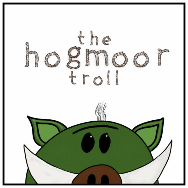 "The Hogmoor Troll" - an illustrated troll sits at the bottom of a white background.